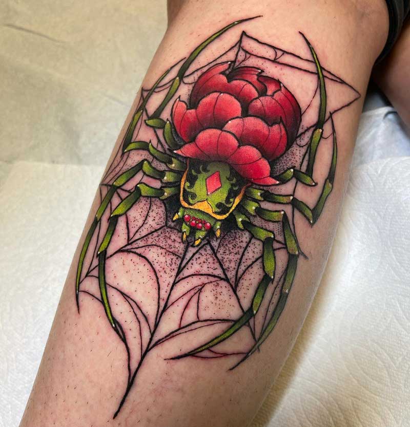 spider-web-flower-tattoos-1