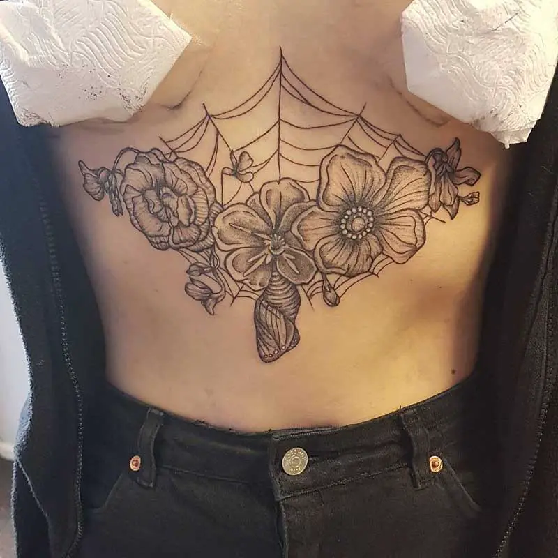 spider-web-flower-tattoos-2