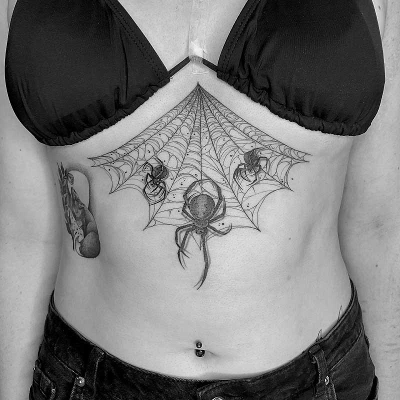 spider-web-sternum-tattoo-3