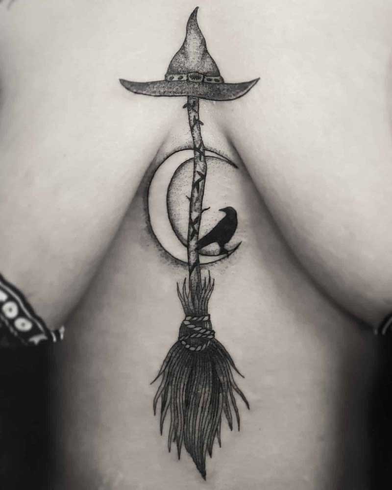 witch-sternum-tattoo-2