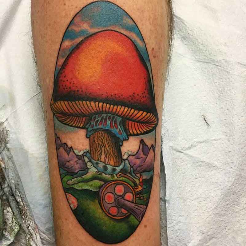 Allman Brothers Mushroom Tattoo 1
