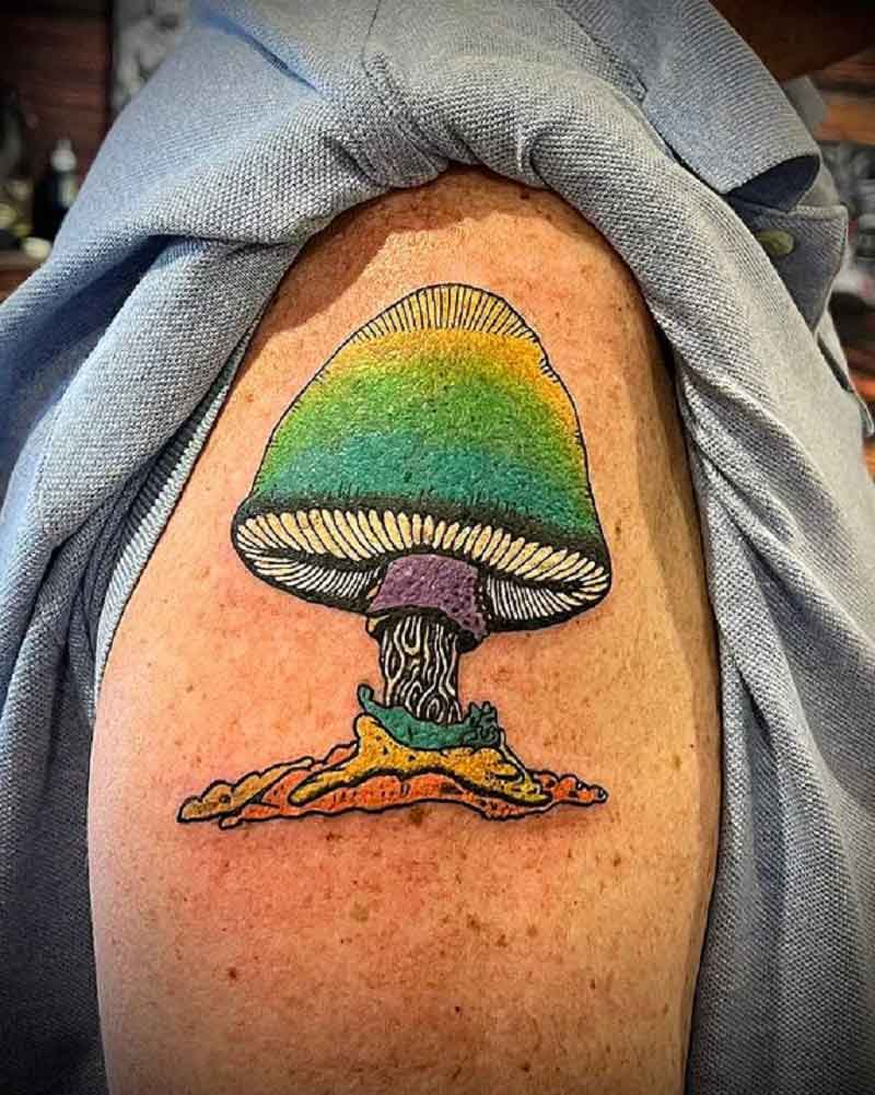 Allman Brothers Mushroom Tattoo 3