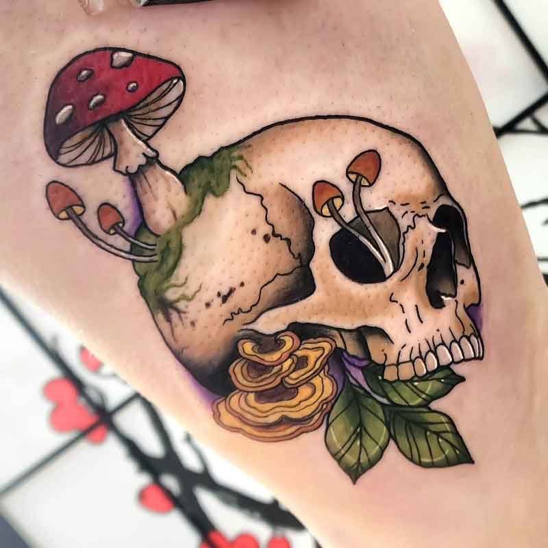 Amanita Mushroom Tattoo 2