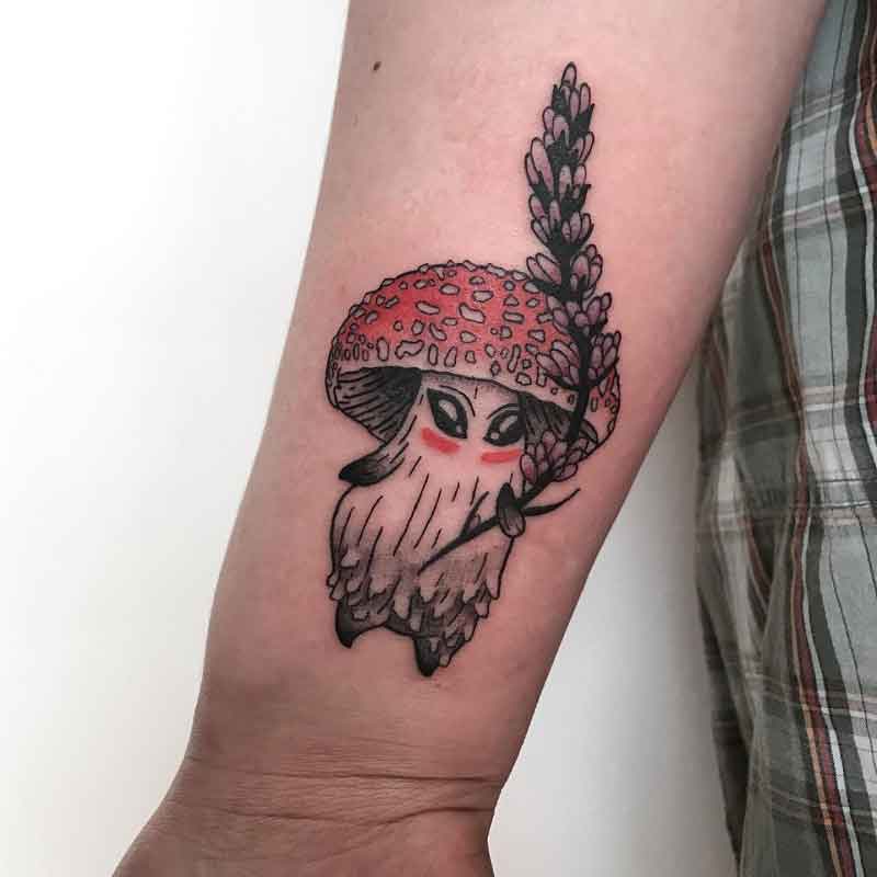 Amanita Mushroom Tattoo 3