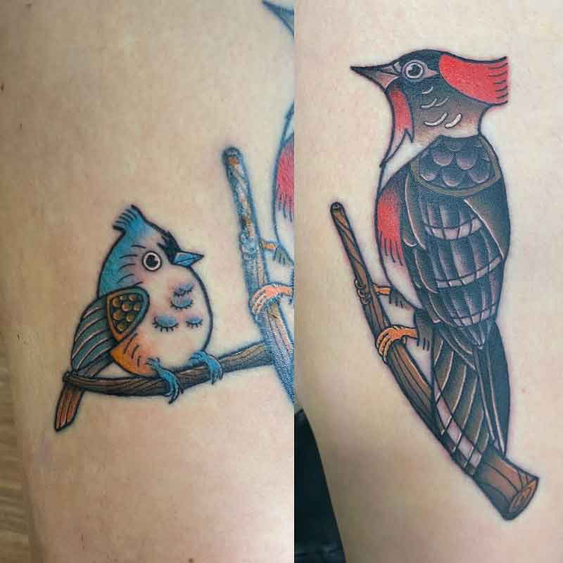 American Traditional Bird Tattoo 1