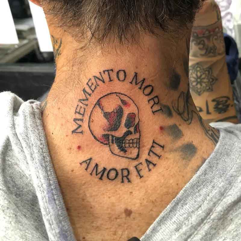 Amor Fati Memento Mori Tattoo 1