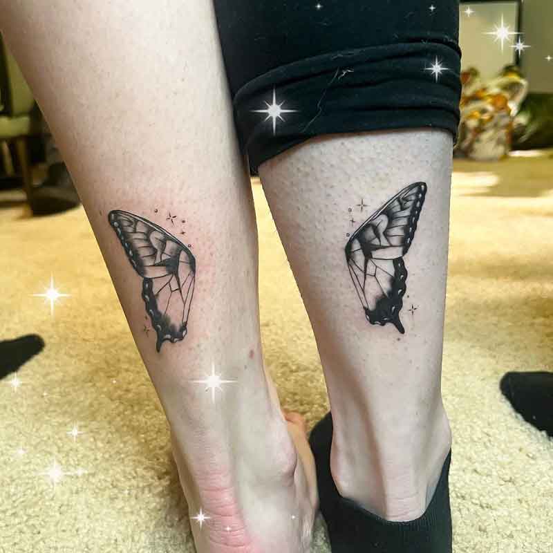 Best Friend Butterfly Tattoos 1