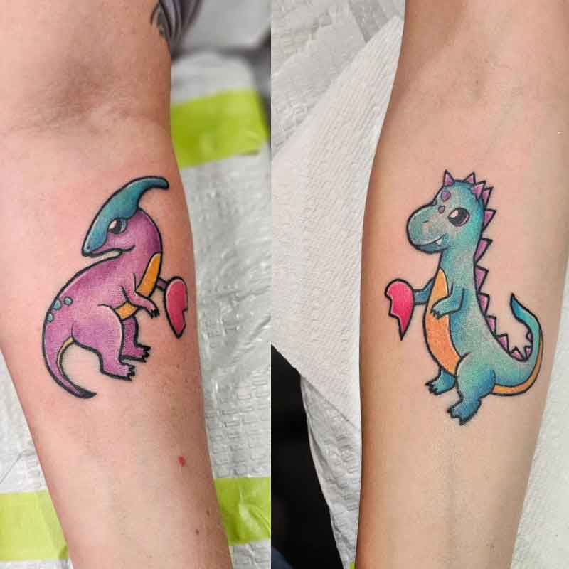 Best Friend Heart Tattoos 1