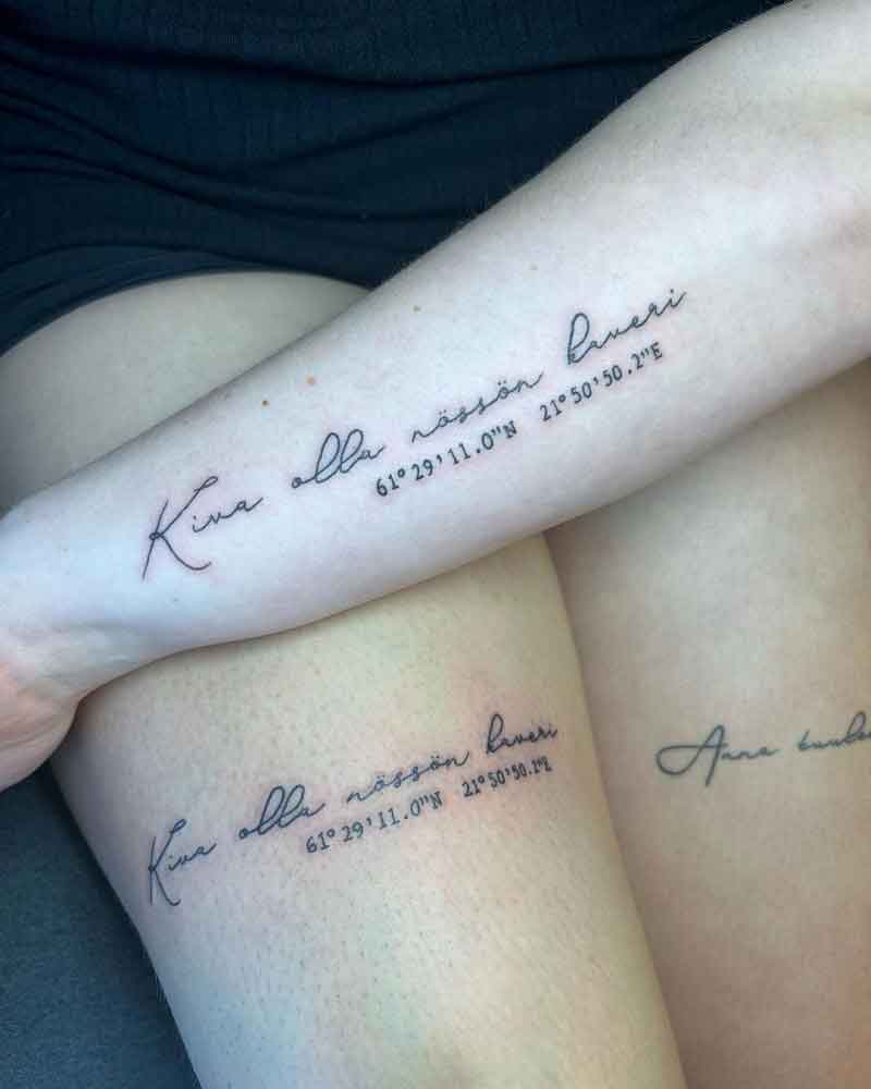 Best Friend Quote Tattoos 1