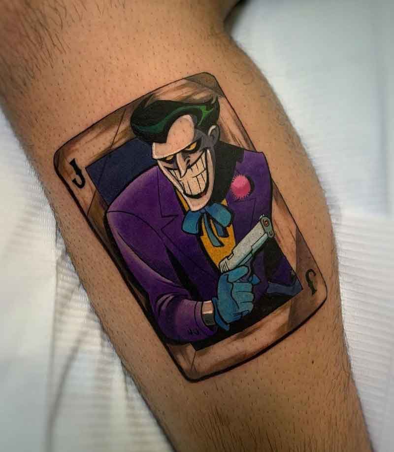 Cartoon Joker Tattoo 2