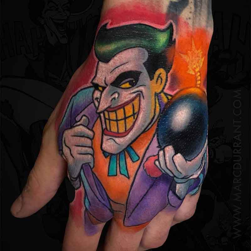 Cartoon Joker Tattoo 3