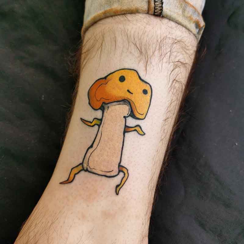 Cartoon Mushroom Tattoo 1