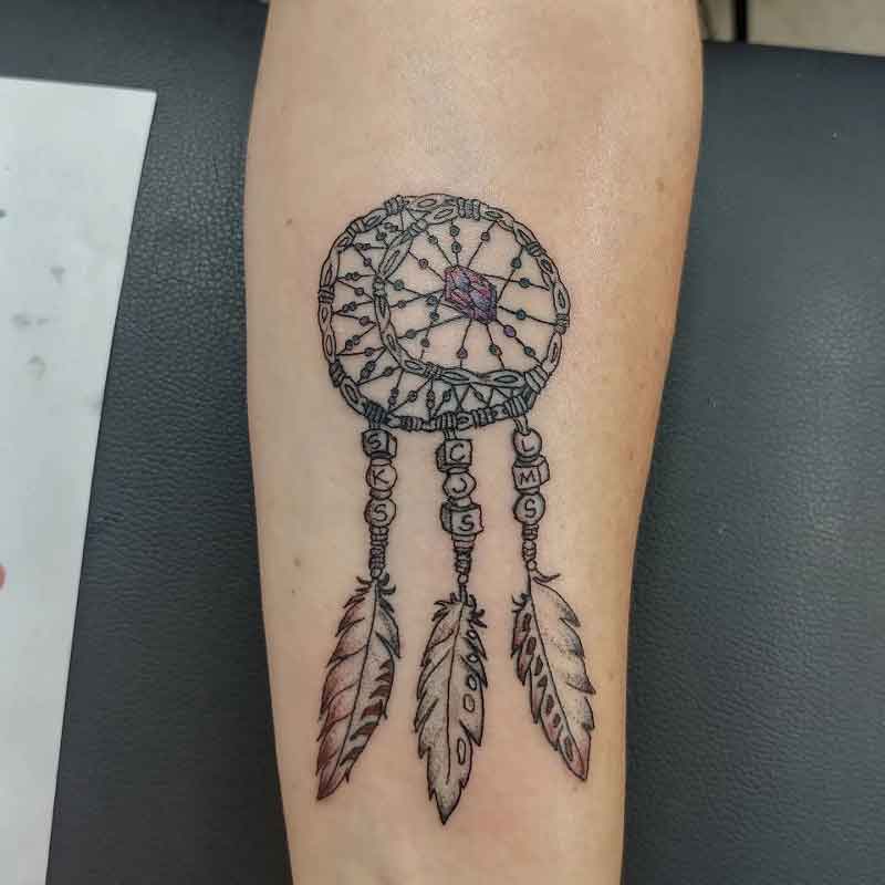 Cherokee Dream Catcher Tattoo 1