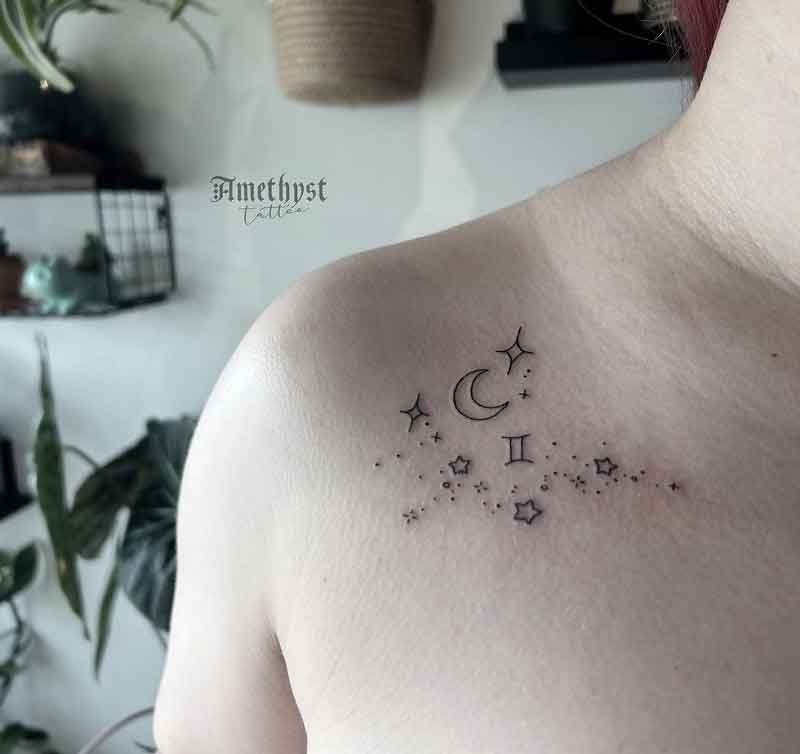 Constellation Gemini Tattoo 1