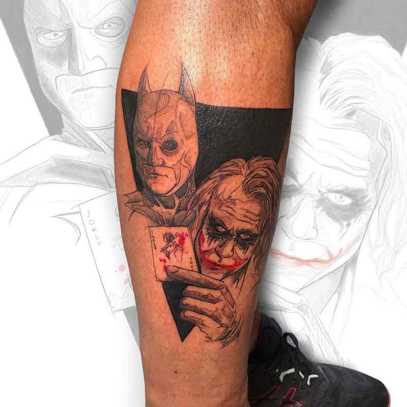 Dark Knight Joker Tattoo 1