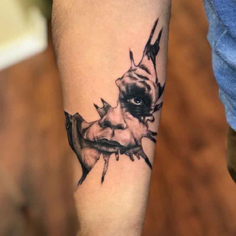 Dark Knight Joker Tattoo 2