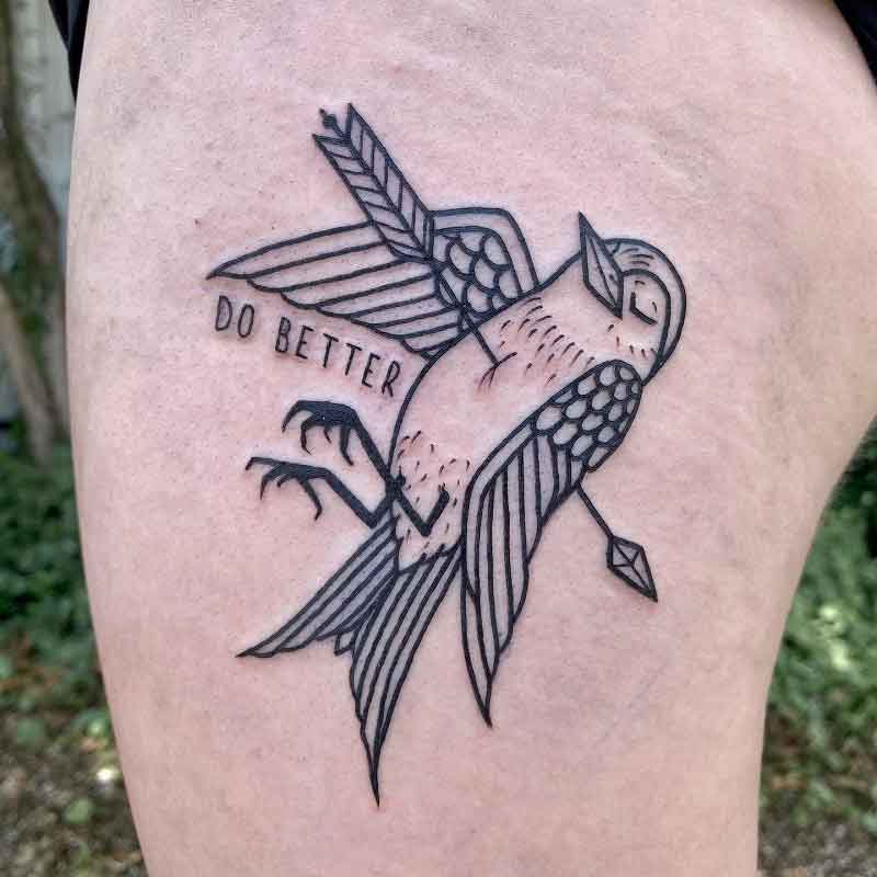 Dead Bird Tattoo 2