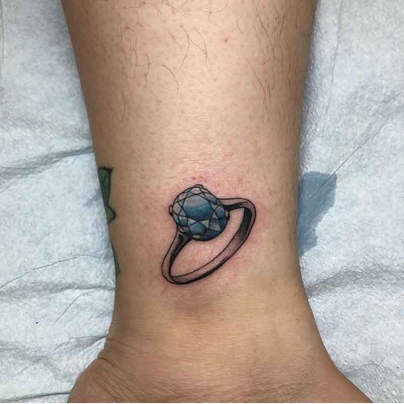 Diamond Ring Tattoo 1