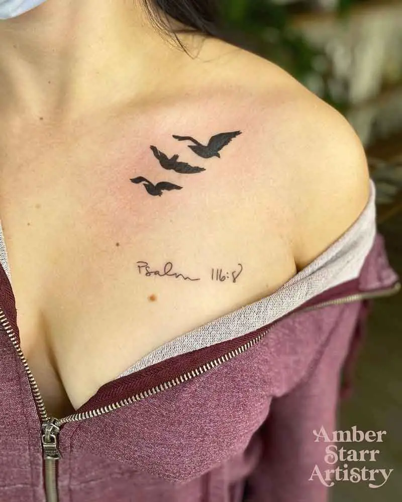 Divergent Bird Tattoo 2