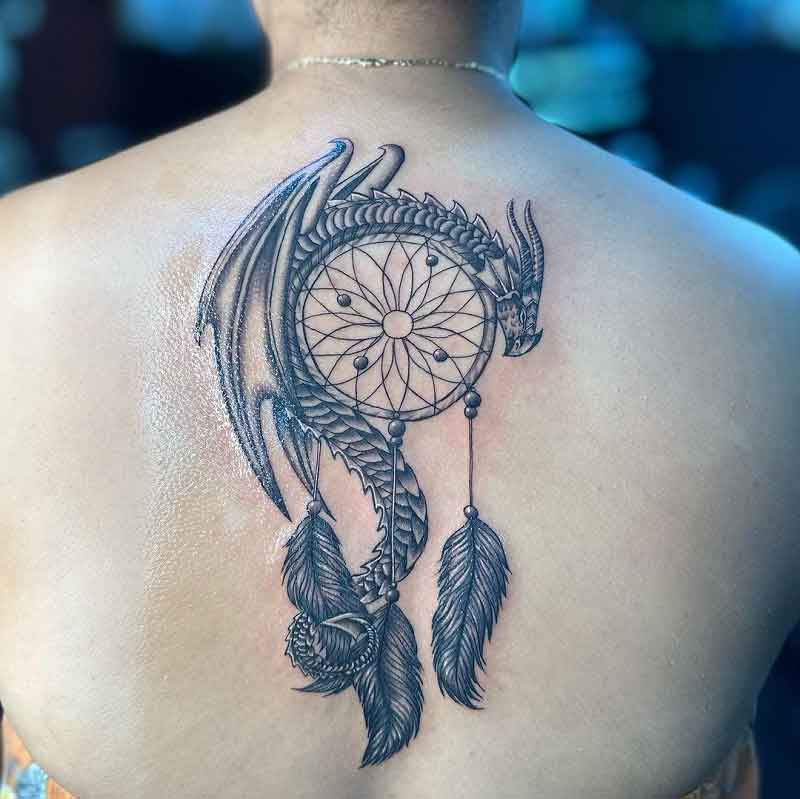 Dragon Dream Catcher Tattoo 3