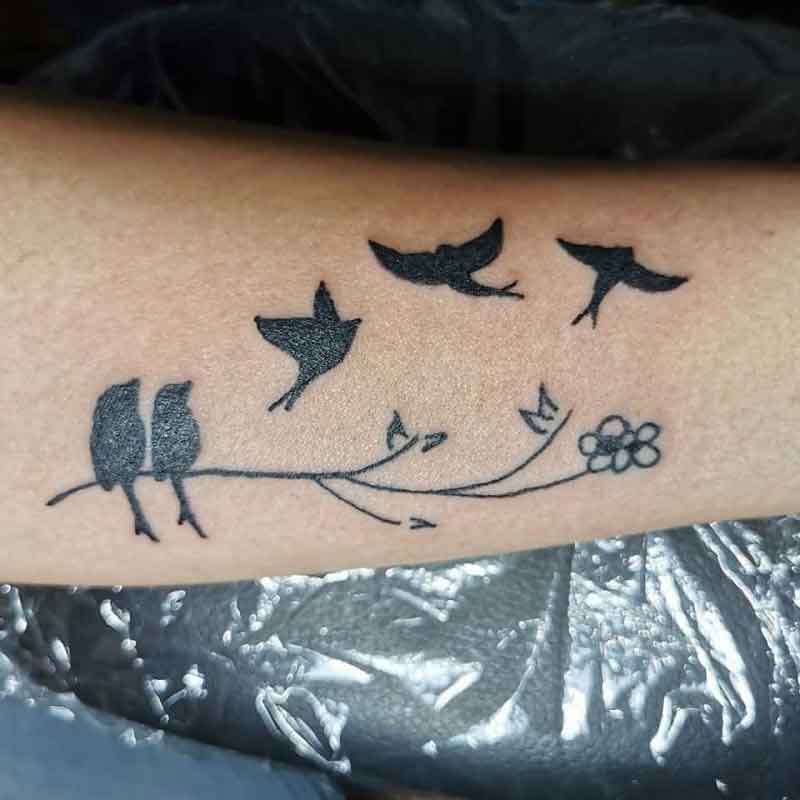 Family Bird Tattoo 1