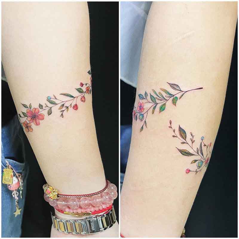Flower Ring Tattoo 3