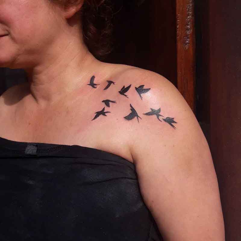 Flying Bird Tattoo 2