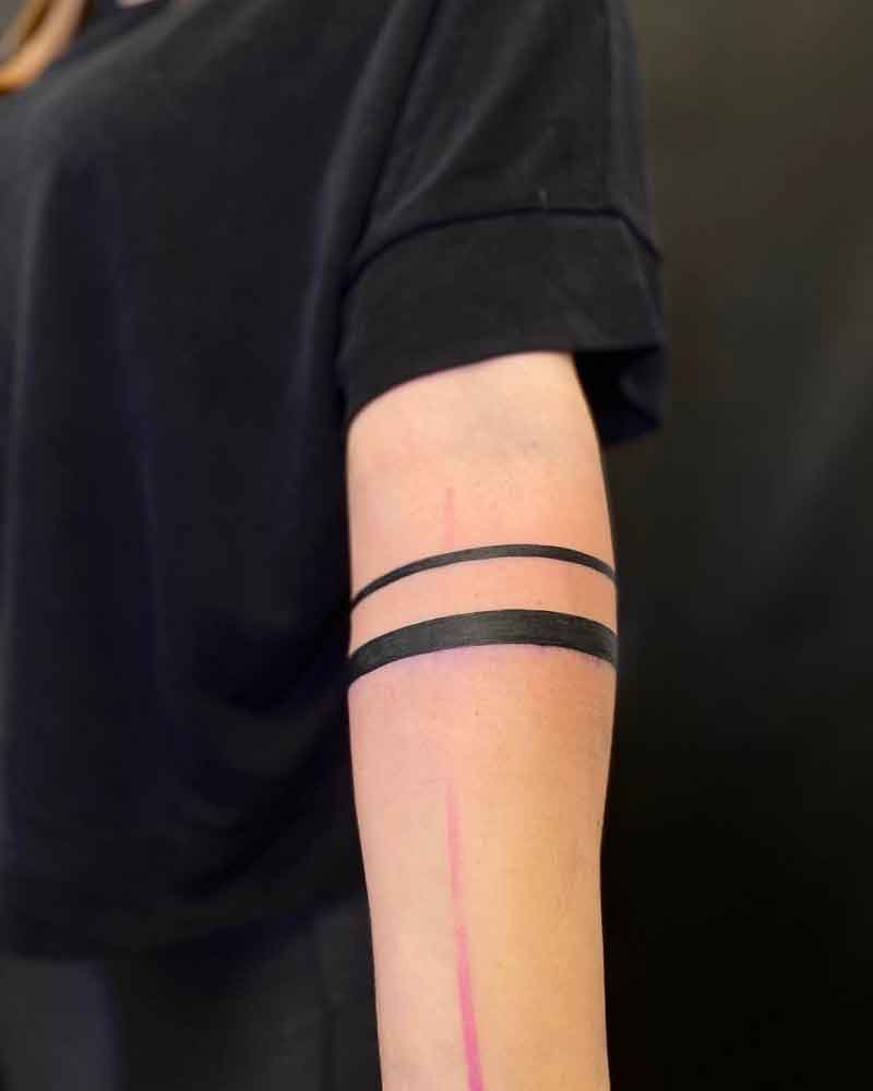 Forearm Ring Tattoo 1