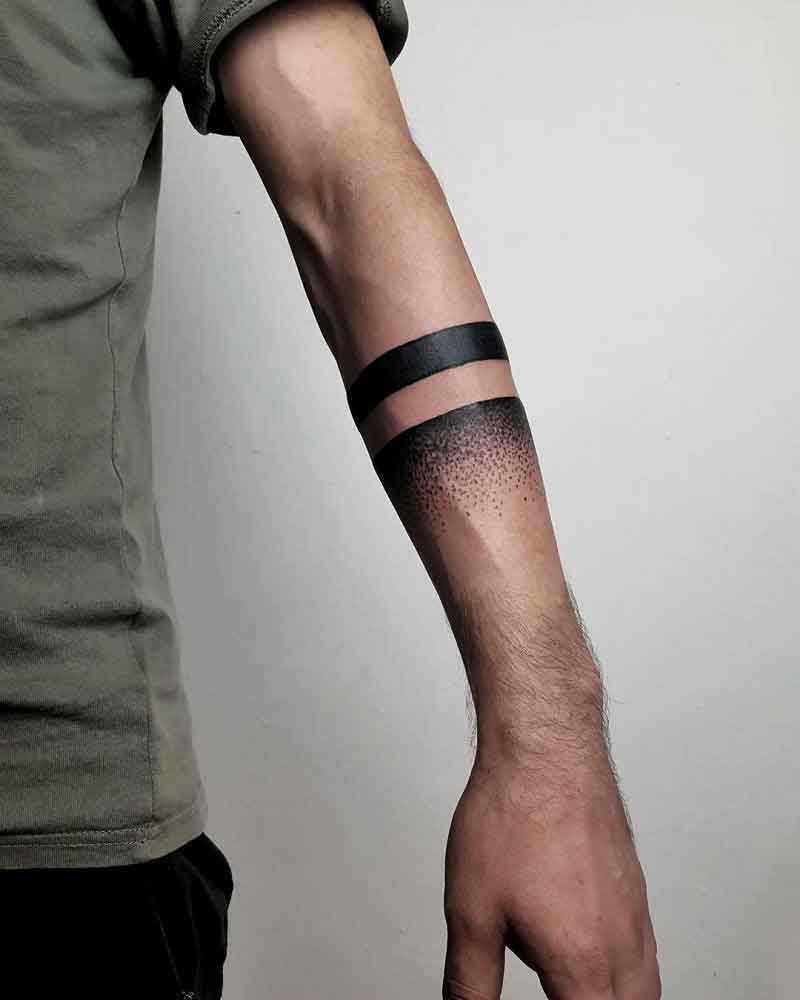 Forearm Ring Tattoo 2