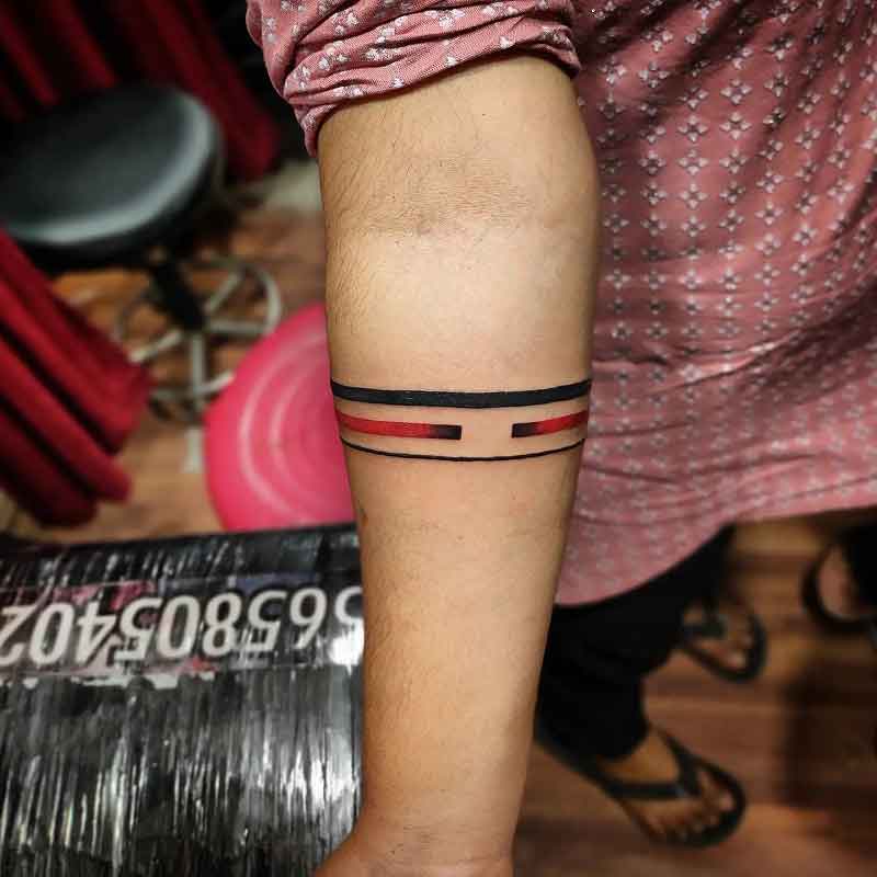 Forearm Ring Tattoo 3