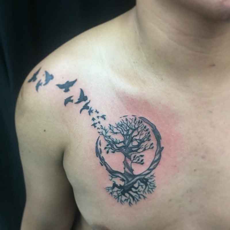 Free As A Bird Tattoo 1