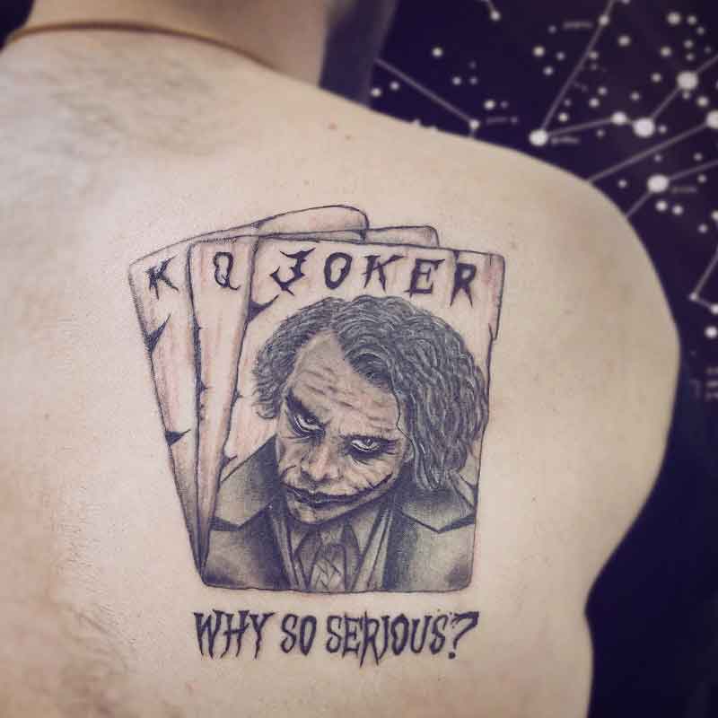 Gangsta Joker Card Tattoo 1