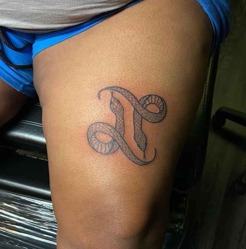 Gemini Snake Tattoo 1