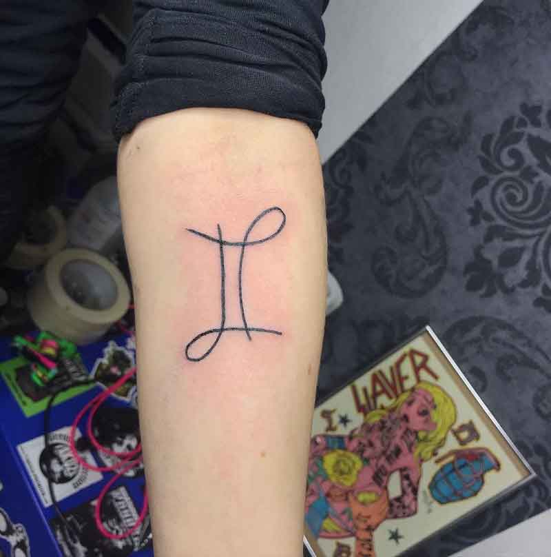 Gemini Zodiac Tattoo 1