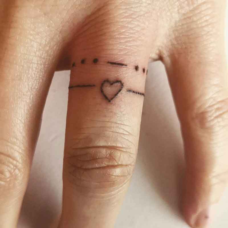 Heart Ring Tattoo 1