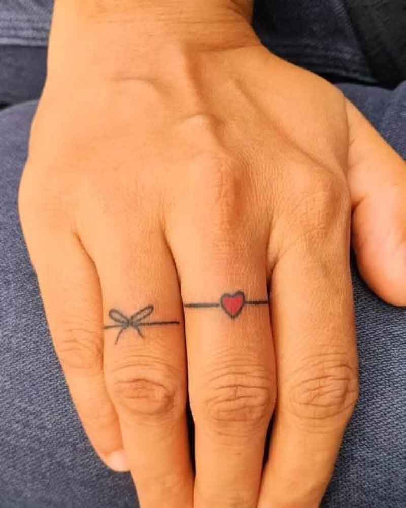 Heart Ring Tattoo 3