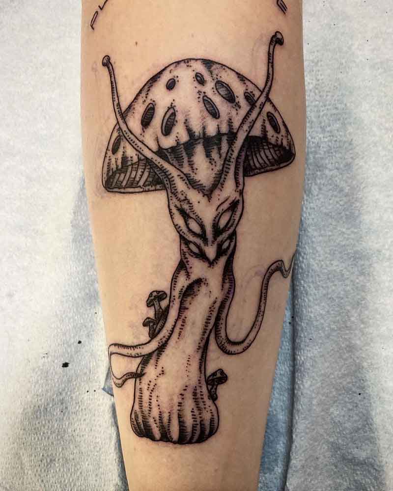 Infected Mushroom Tattoo 1
