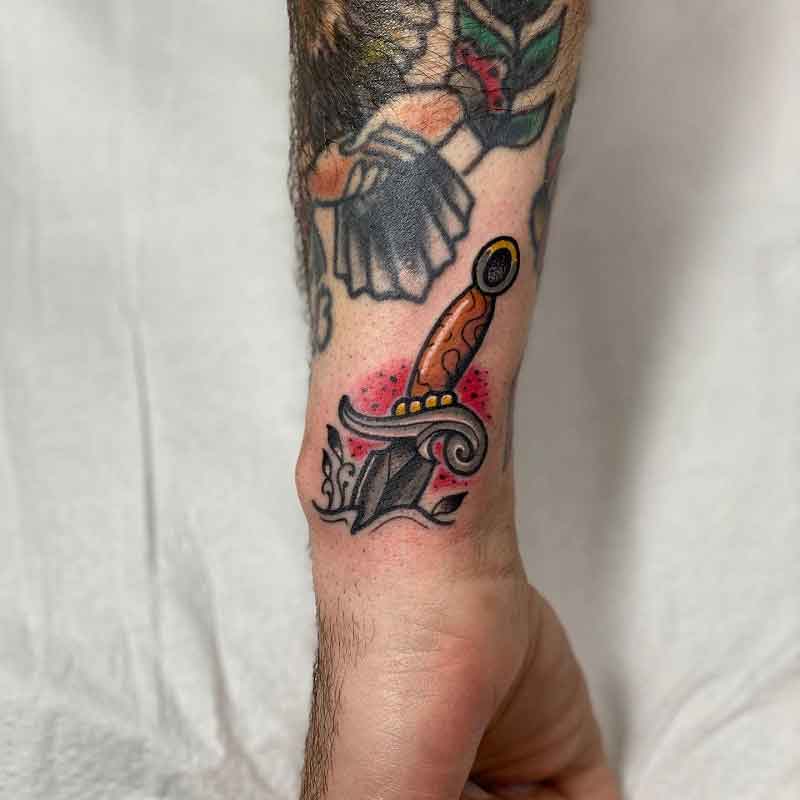 Iron Dagger Tattoo 1