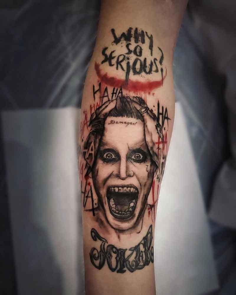 Jared Leto Joker Tattoos 1