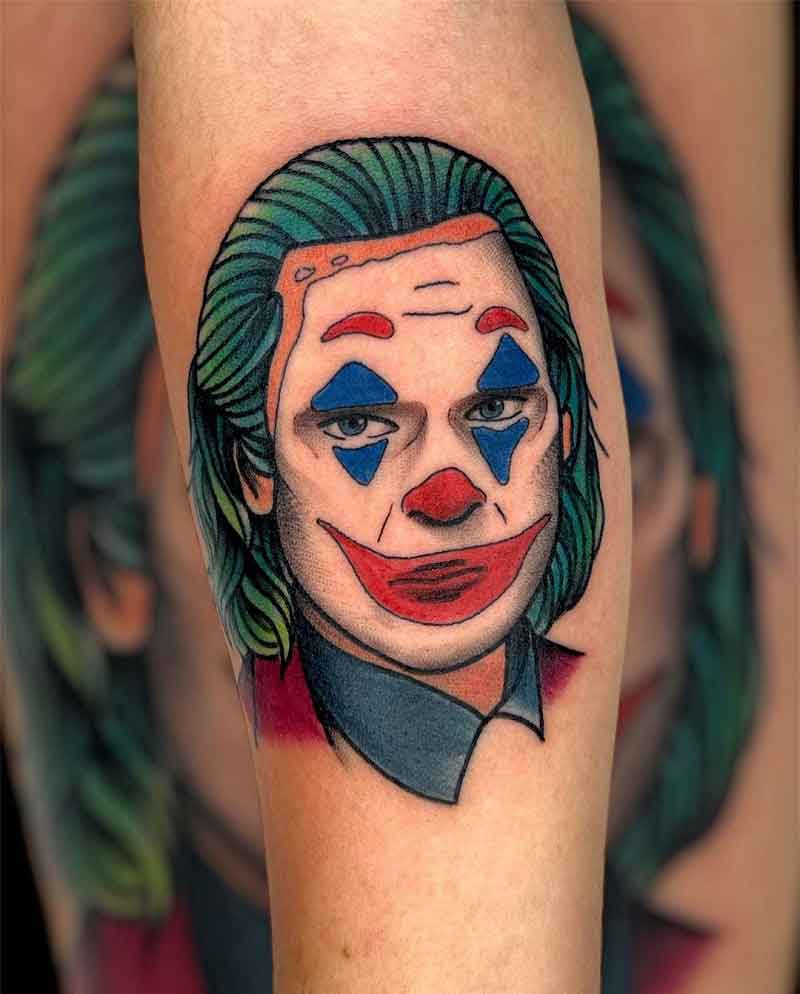 Joaquin Phoenix Joker Tattoo 1