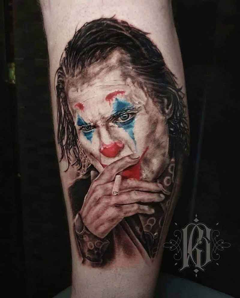 Joaquin Phoenix Joker Tattoo 2