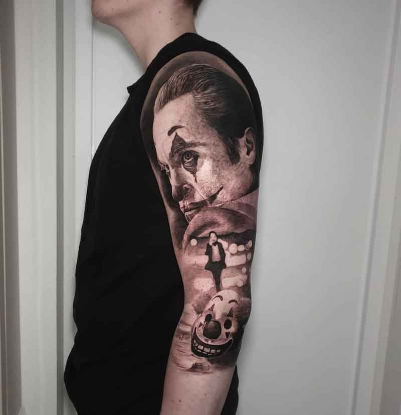 Joaquin Phoenix Joker Tattoo 3