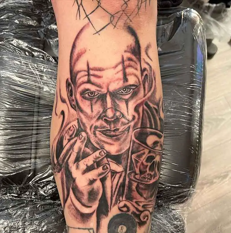 Joker Clown Tattoo 3