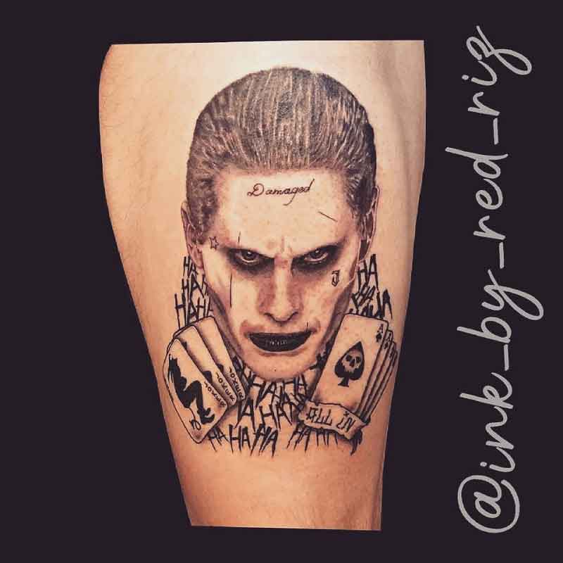 Joker Damaged Tattoo 1