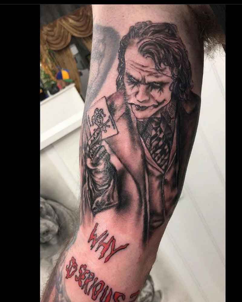 Joker Inspired Tattoos 3