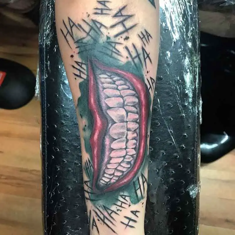 Joker Mouth Tattoo 3