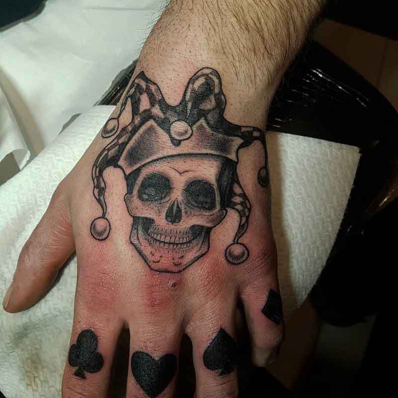 Joker Skull Tattoo Designs 1