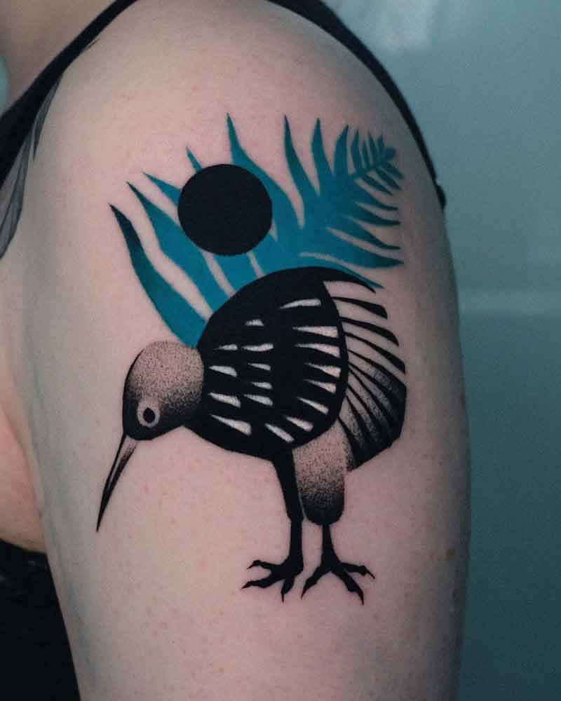 Kiwi Bird Tattoo 1