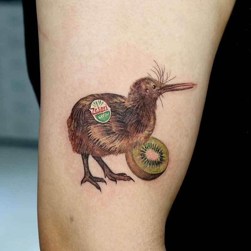 Kiwi Bird Tattoo 2