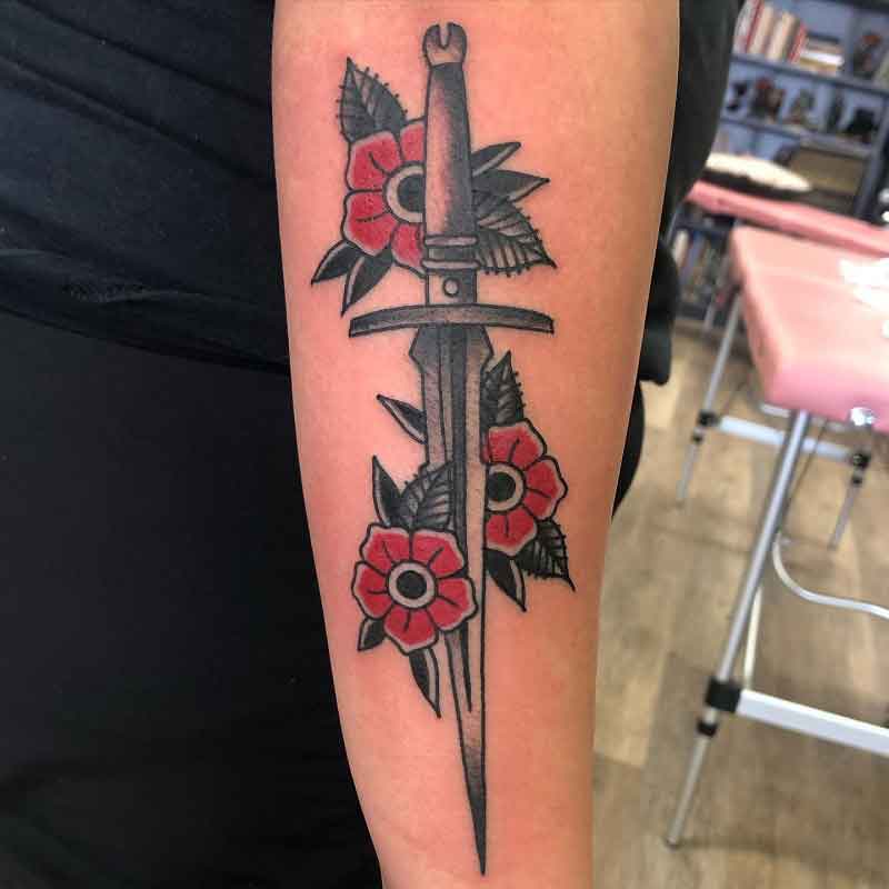 Loki Dagger Tattoo 1